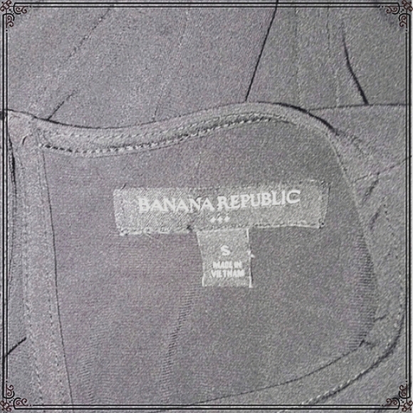 Banana Republic Factory Black Draped Top Size Sm - Picture 8 of 8